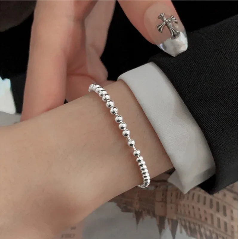 Bracelet perles en argent 925