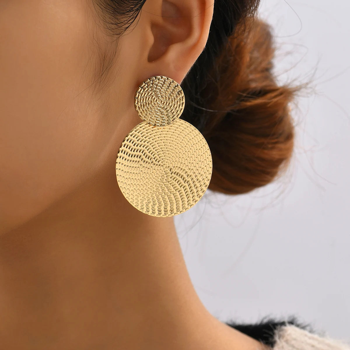 Boucles d'oreilles géométrique