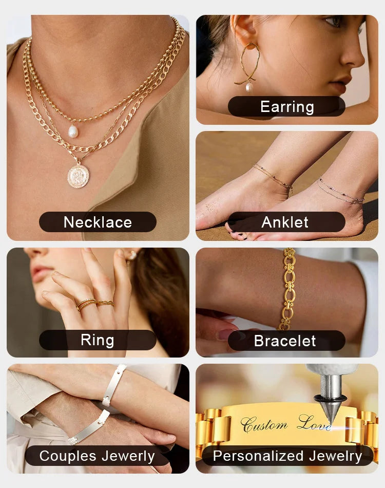 Bracelet perles en plaqué or