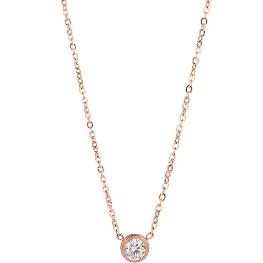 Collier chaîne en cristal