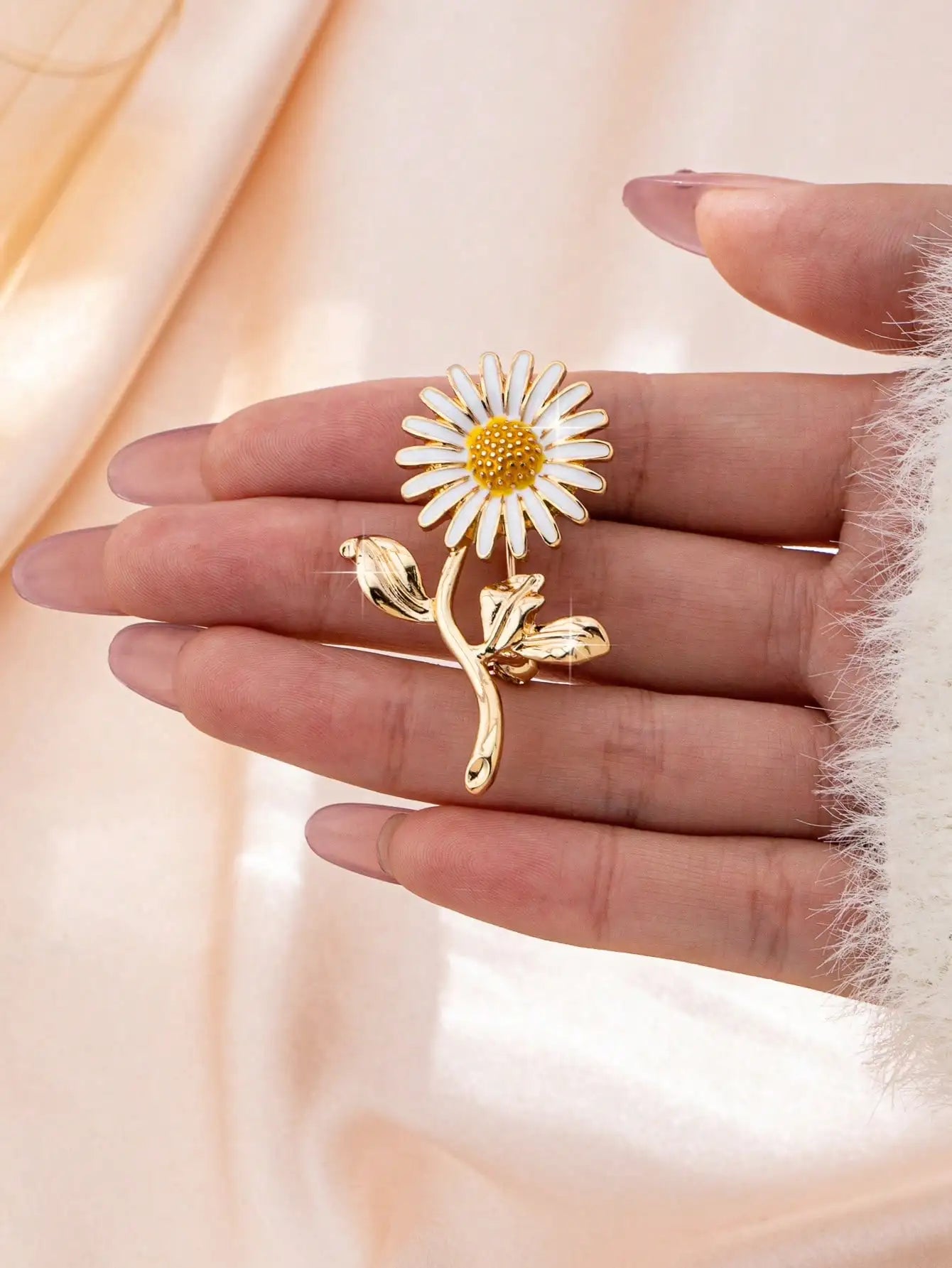 Broche fleur marguerite