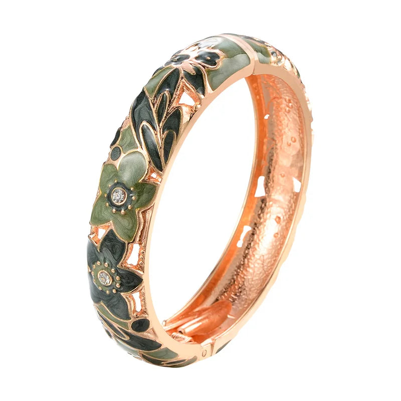 Bracelet jonc en émail