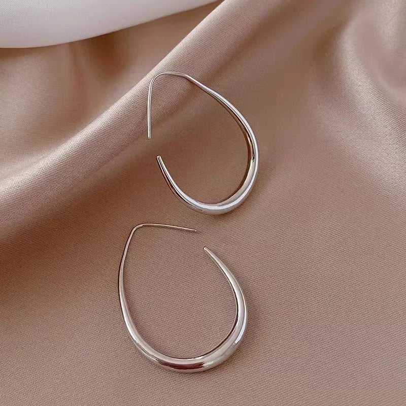 Boucles d'oreilles créoles en argent 925 fine