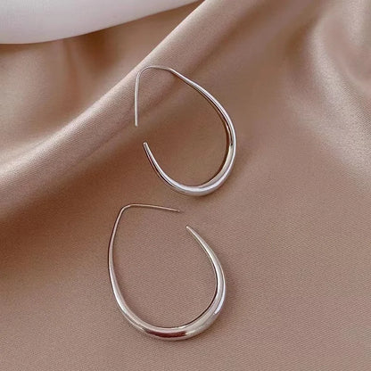 Boucles d'oreilles créoles en argent 925 fine