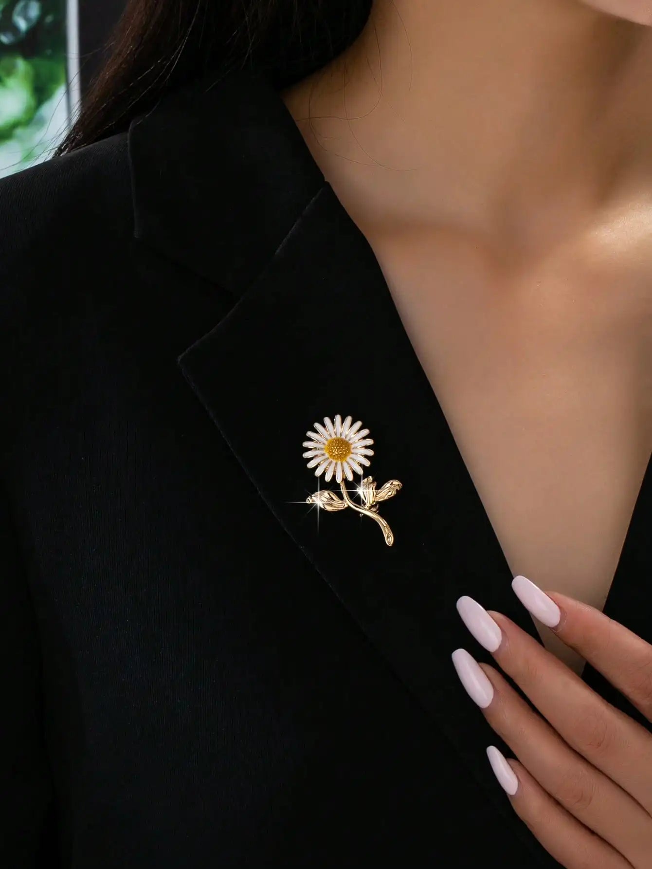 Broche fleur marguerite