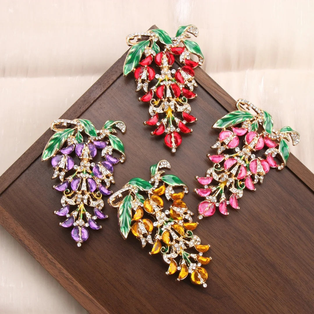 Broche grappe de fleur