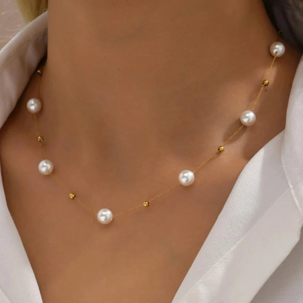 Collier ras de cou en acier inoxydable