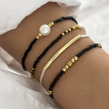 Bracelet chaîne en perle