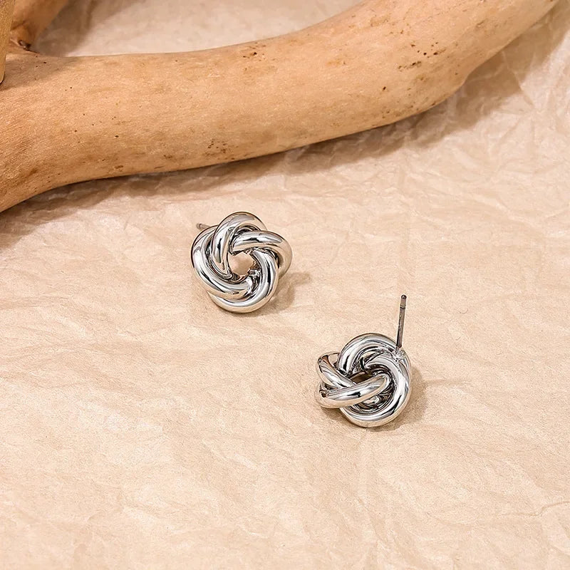 Boucles d'oreilles puces en doré