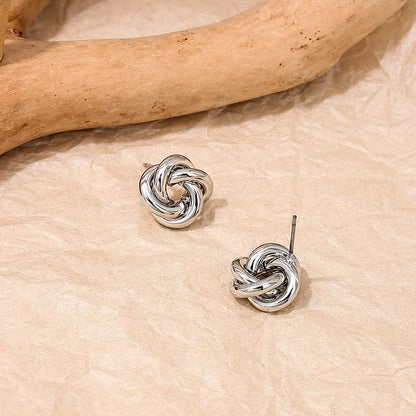Boucles d'oreilles puces en doré