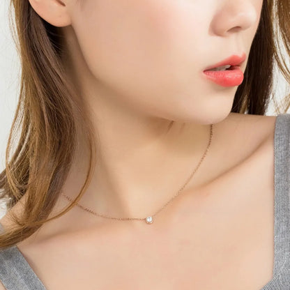 Collier chaîne en cristal