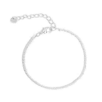 Bracelet chaîne en agent