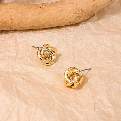 Boucles d'oreilles puces en doré