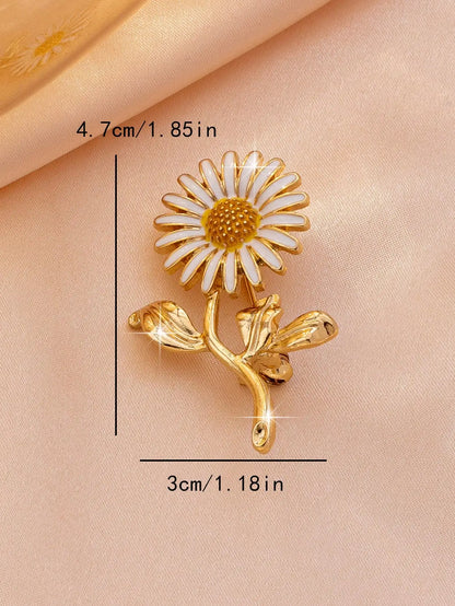 Broche fleur marguerite