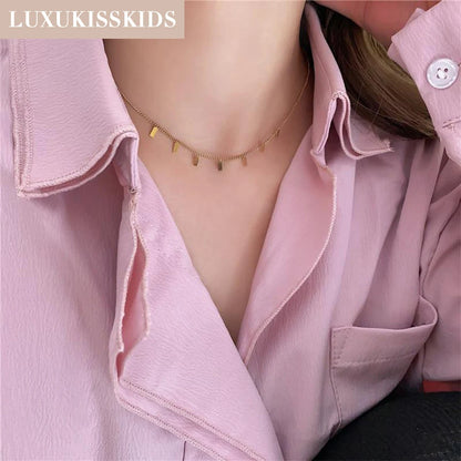 Collier cœur en acier inoxydable