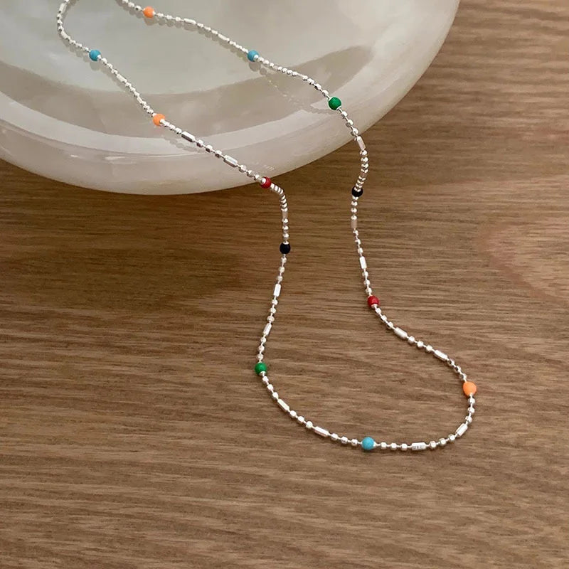 Collier ras de cou en argent 925 élégant