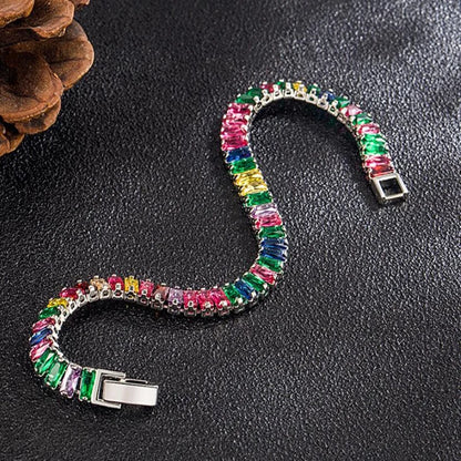 Bracelet chaîne en argent 925 raffinée