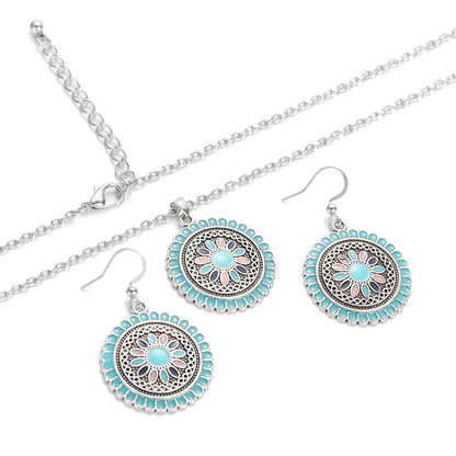 Boucles d'oreilles fleur moderne