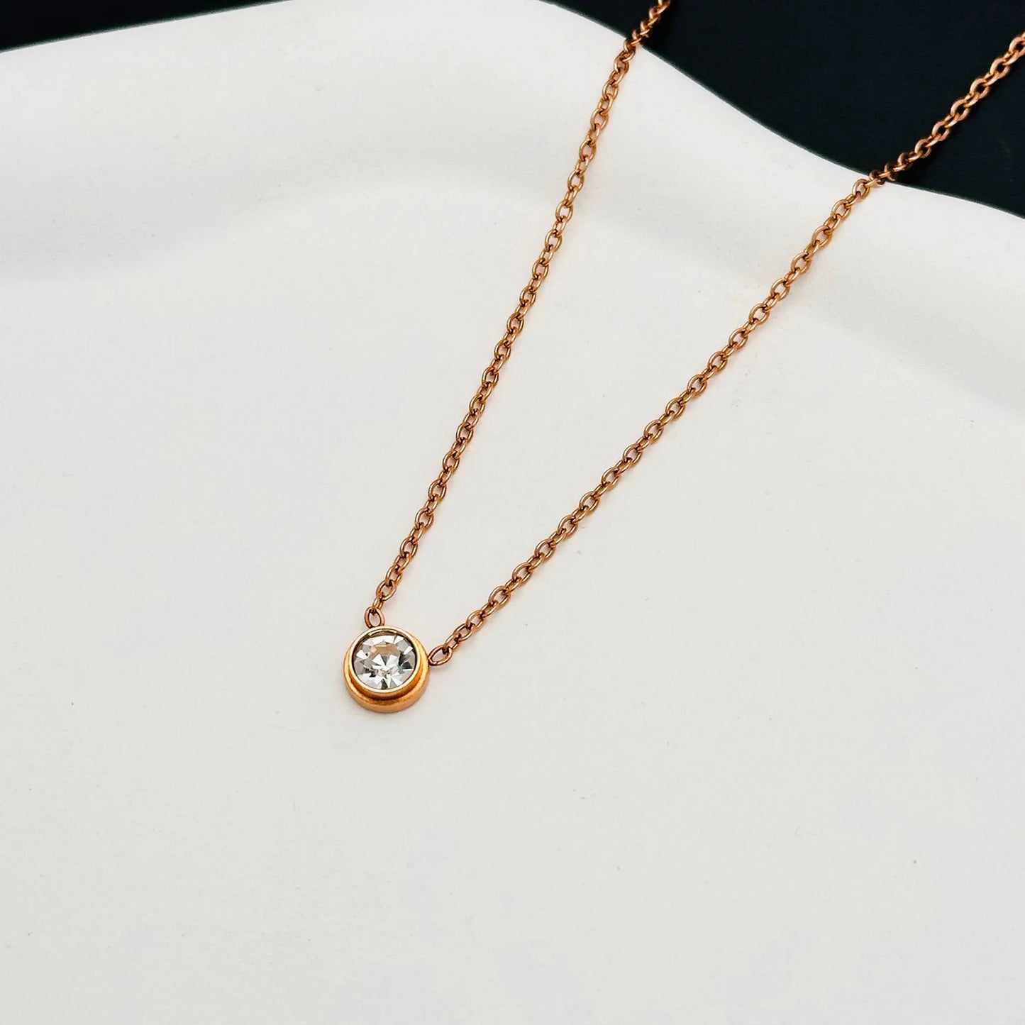 Collier chaîne en cristal