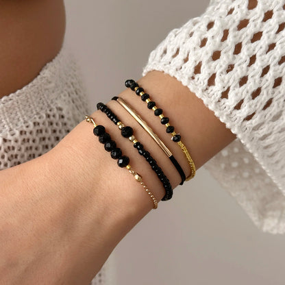 Bracelet chaîne en perle