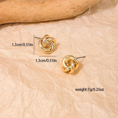 Boucles d'oreilles puces en doré