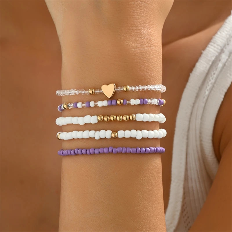 Bracelet chaîne en perle
