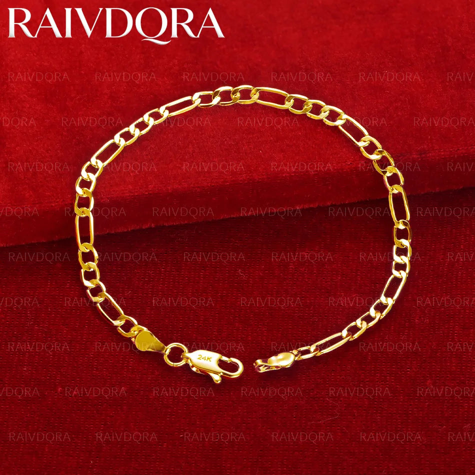 Bracelet chaîne en plaqué or