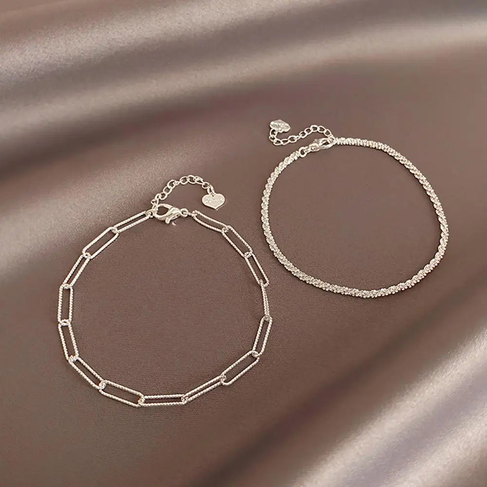 Bracelet chaîne en agent
