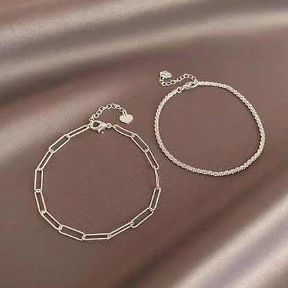 Bracelet chaîne en agent