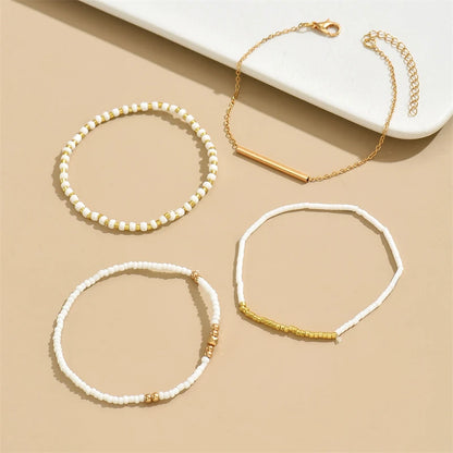 Bracelet chaîne en perle