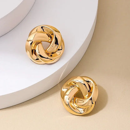 Boucles d'oreilles puces en doré