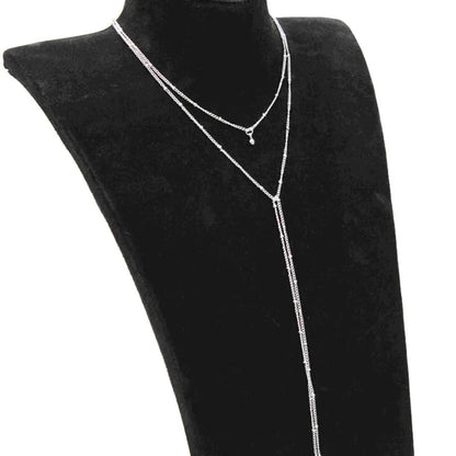 Collier sautoir doré