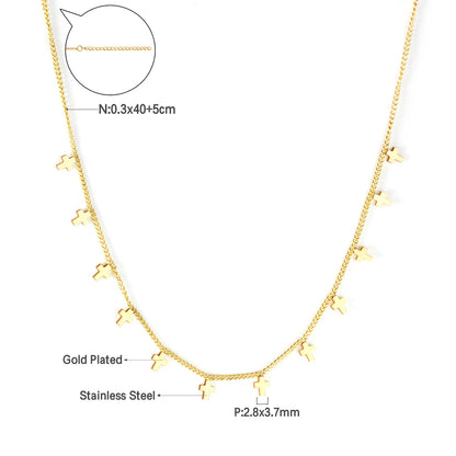 Collier cœur en acier inoxydable