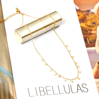Collier cœur en acier inoxydable