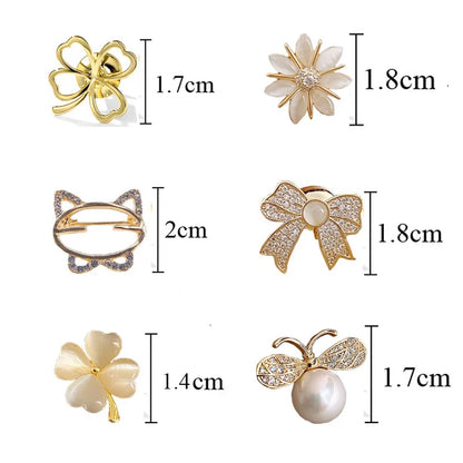 Broche fleur intemporelle