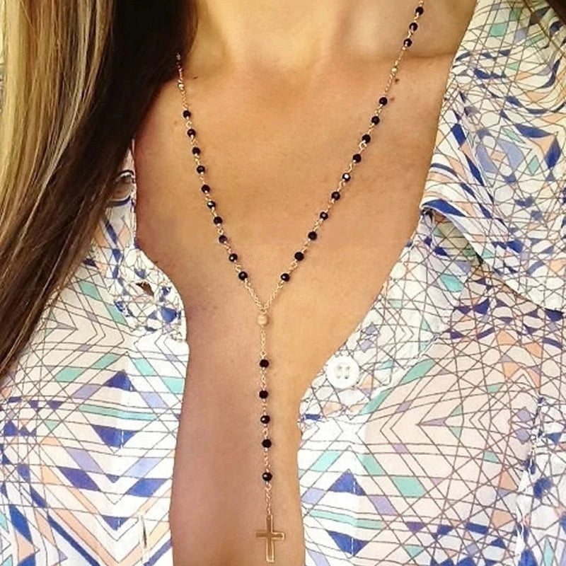 Collier sautoire croix