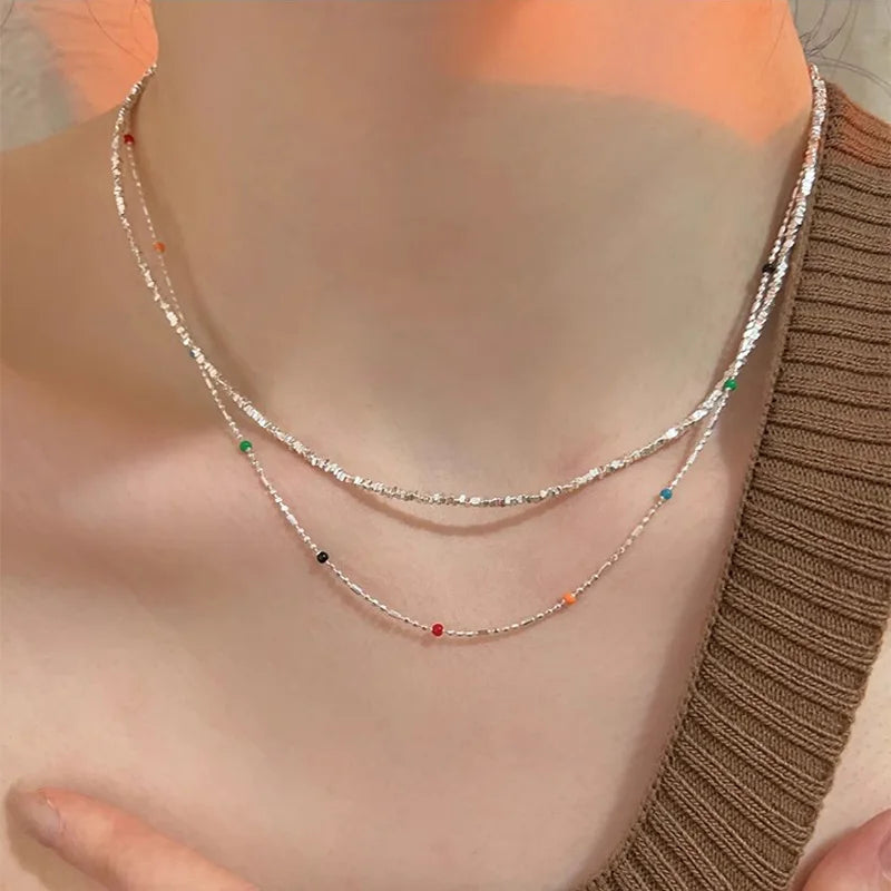 Collier ras de cou en argent 925 élégant