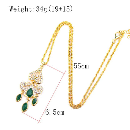 Collier pendentif en cristal élégante