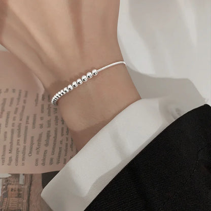 Bracelet perles en argent 925