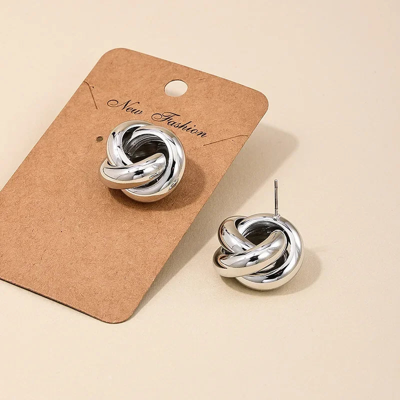 Boucles d'oreilles puces en doré
