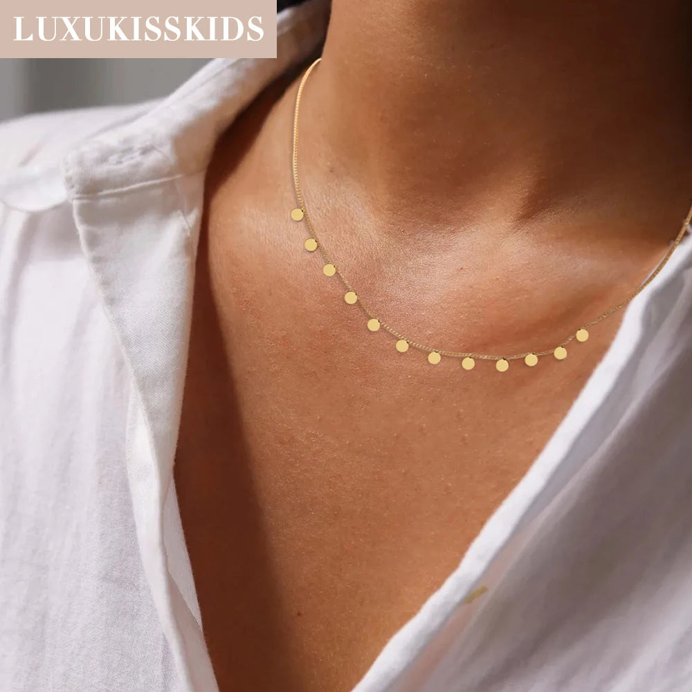 Collier cœur en acier inoxydable