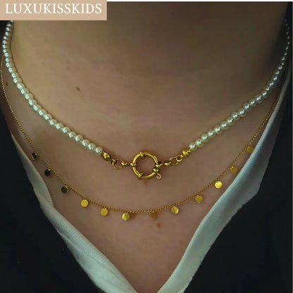 Collier cœur en acier inoxydable