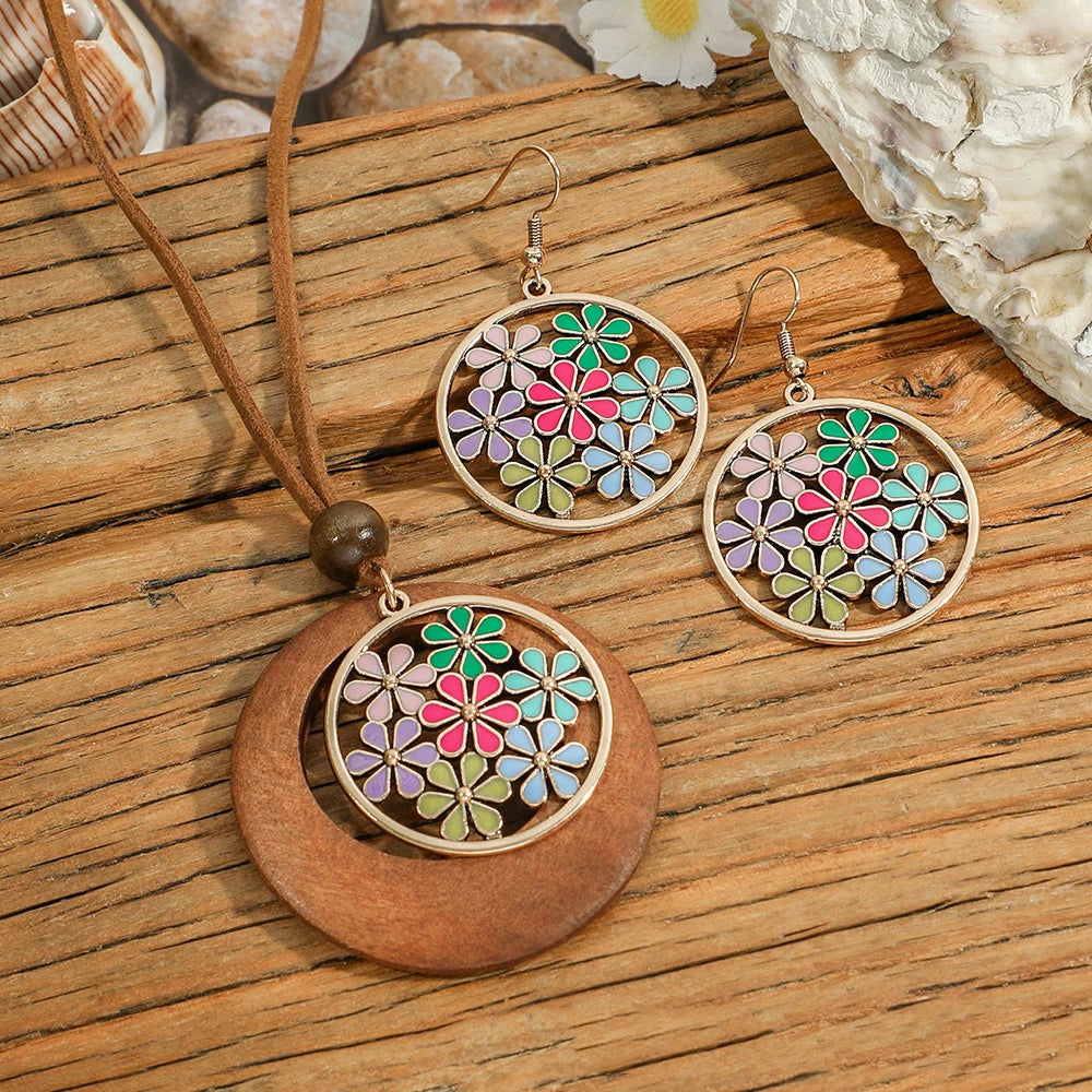 Boucles d'oreilles fleur