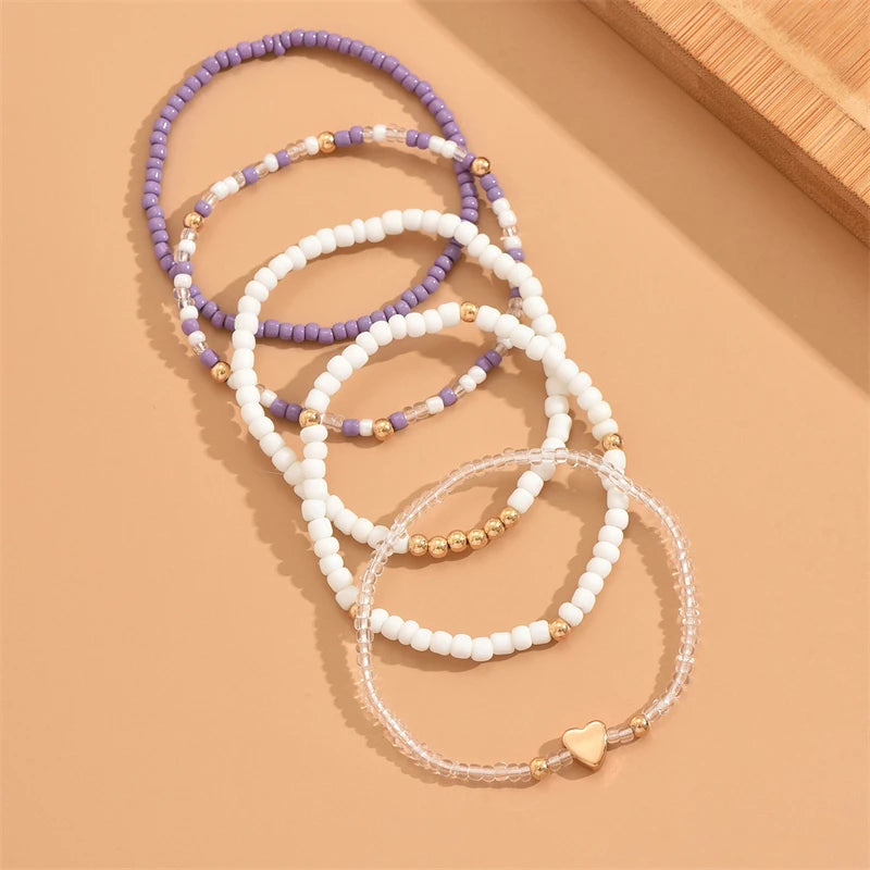 Bracelet chaîne en perle
