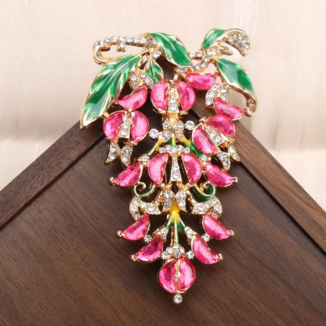 Broche grappe de fleur