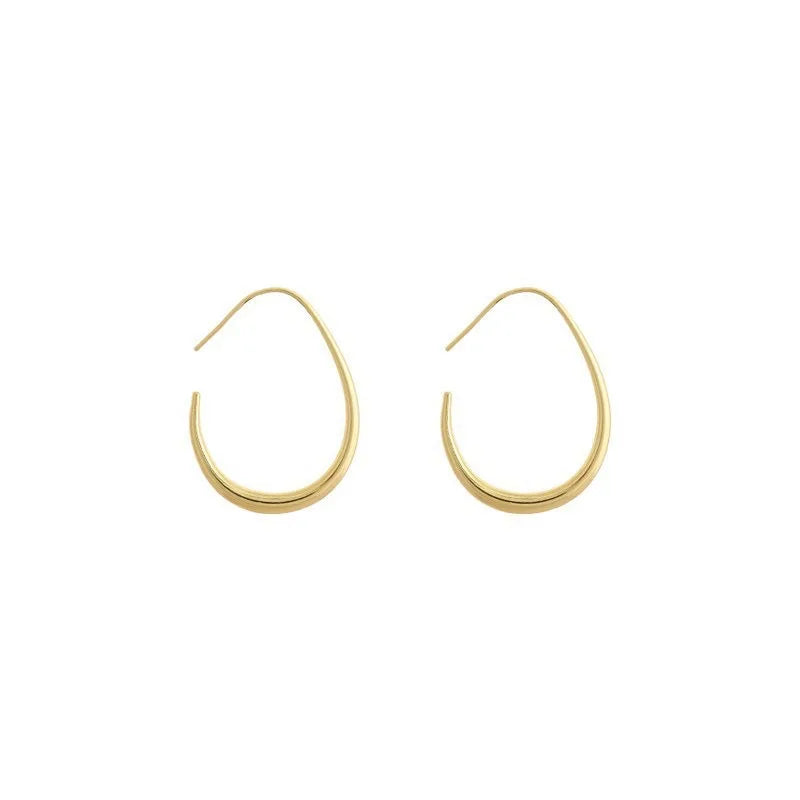 Boucles d'oreilles créoles en argent 925 fine