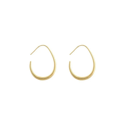 Boucles d'oreilles créoles en argent 925 fine