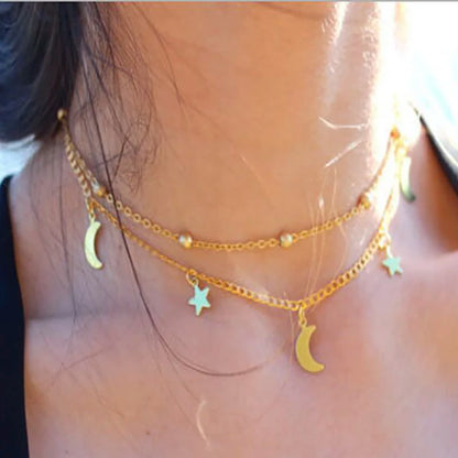 Collier solitaire  pendentif en cristal