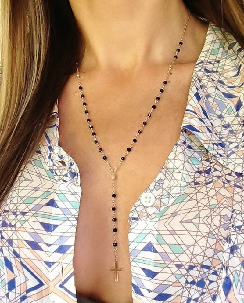 Collier sautoire croix