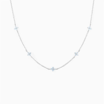 Collier ras de cou en cristal